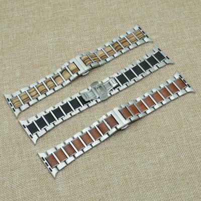 China 38mm 42mm 44mm Stainless Steel Apple Watch Strap For IWatch for sale