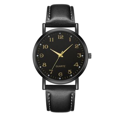 China Van het de Mensen het Minimalistische Waterdichte Horloge van de leerband Materiaal van de het Zinklegering Te koop