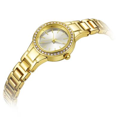 China Las señoras de encargo de la prenda impermeable 3atm miran color oro del reloj del deporte en venta