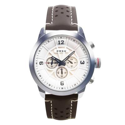 China Prenda impermeable esquelética del reloj 5ATM de la mano del cuarzo del dial del ODM del OEM para los hombres en venta