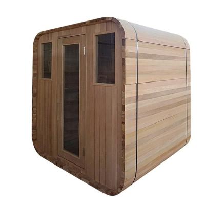 China Computer control panel China manufacture wholesale price outdoor sauna cabin solid wood sauna room for sale