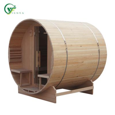 China good quality traditional wooden computer control panel cheap outdoor sauna for sale for sale