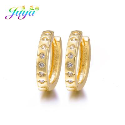 China TRENDY Handmade Small Circle Earrings For Women Handwork Even Luxury Earrings Dress Jewelry Supplies for sale