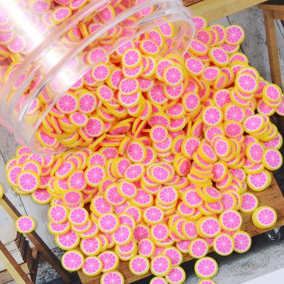 China Eductional Preschool Toys Hot Selling Plastic Resin Fruit DIY Kid Toy Charm Colorful Smile Safe Mud DIY Props for sale