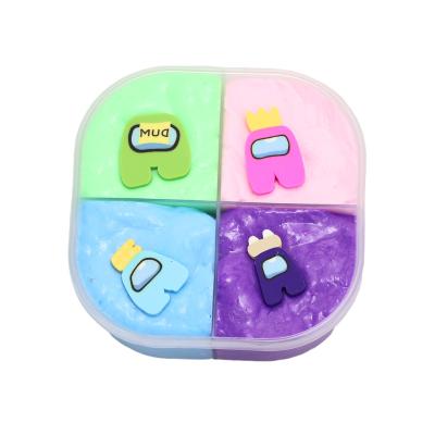 China Newest Blast Mud Colorful Baby Fluffy Mud Stretchy Soft Scented Non Sticky Stress Reliever Clay For Kid Toys Soft TL-012 for sale