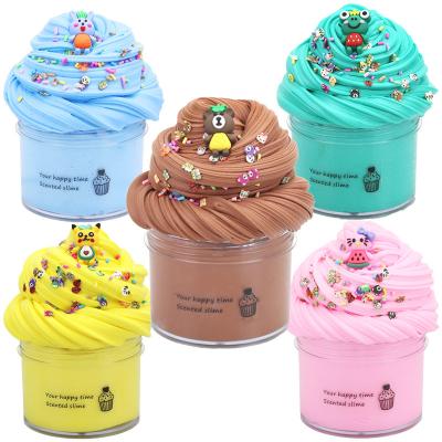 China DIY Toy Set Non-Toxic Educational Super Soft Magic Bubble Putty Crazy Fluffy Grow Slime Toys For Kids for sale