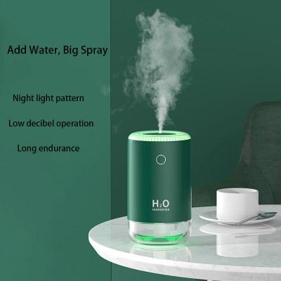 China Color Changing Customized 370ml LED Light Hot Sterilizer Kids Rechargeable Portable Air Seal Humidifier Mist Machine Ultrasonic Water for sale