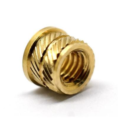 China Automotive Parts Car Universal Factory Direct Price High Head Knurled Automobile Fastener Nut Brass Rivet Knurled Insert Nut M3 M4 M5 M6 for sale