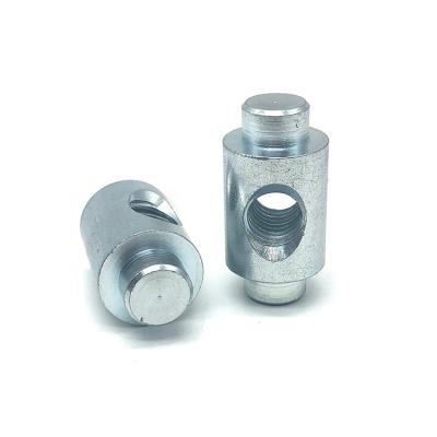 China Automotive Parts Car Universal Cnc Lathe Parts Processing Double-Ended Turning Cylindrical Lock Nut Factory Custom Automobile Fastener for sale