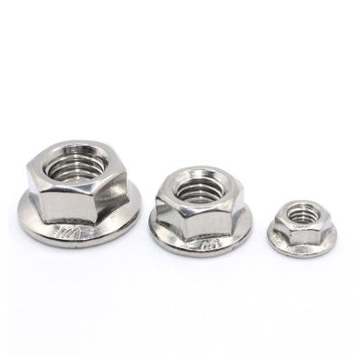 China Automotive Parts Car Universal Wholesale Carbon Steel M3 M4 M6 M7 M8 M10 M12 Lock Flange Nuts Hex Nut With Rotating Flange Nut Washer for sale