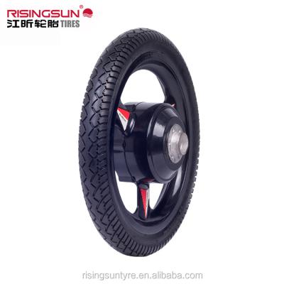 China New model of Risingsun 2021 explosion-proof hot sales 14 inch non-inflationary hollow rubber tires for electric bicycle for sale