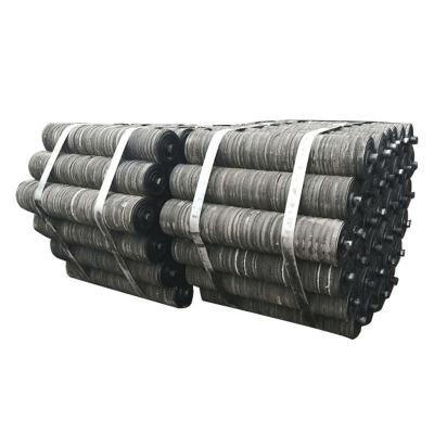 China Factory Conveyor Belt Rubber Buffer Rollers For New Products Sand And Gravel Plants Customized Unpowered Shafts Conveyor Rollers for sale