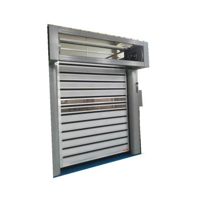 China Hard Rapid High Speed ​​Automatic Induction Heat Insulation Turbine Door Industrial Spiral Door for sale