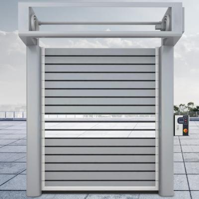 China Heat insulation automatic induction aluminum alloy shutter roller type fast door for heat insulation in dust-free workshop for sale