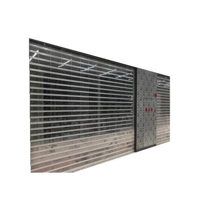 China Beautiful Heat Insulation Bar Crystal Roller Shutter Door for sale