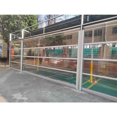 China Thermal Insulation 500x600mm Transparent PVC Roller Shutter Vertical Door For Cheap Price for sale