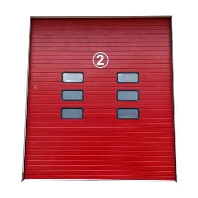 China Factory Price Vertical Sliding Door Waterproof Industrial Aluminum Warehouse Garage Automatic Lifting Gate for sale