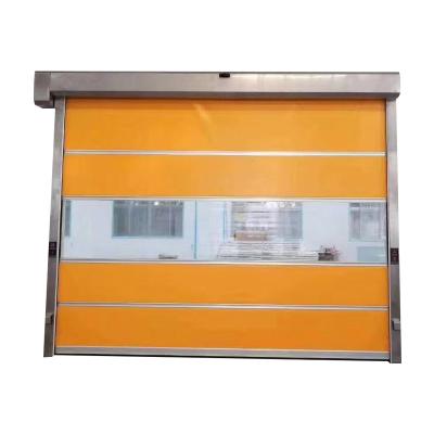 China Heat Insulation Open Metal Rolled Doors 0.5-1.5seconds for sale