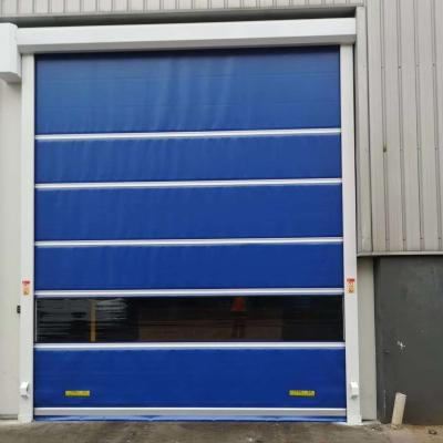 China Heat Insulation Automatic Cold Room PVC Rolling Shutter High Speed ​​Door With German Standard High Strength Aluminum Alloy for sale