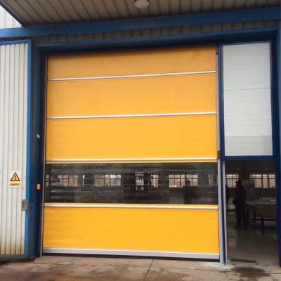 China Heat Insulation PVC Overhead High Speed ​​Rolled Door For Plastic Roll Up Shutter Industrial Overhead Rapid Rapid for sale