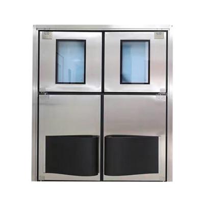 China Heat insulation factory price stainless steel traffic door swing food industry impact hot traffic door for sale