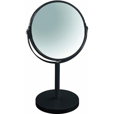 China Lighted Makeup and Shaving Round Swivel Pedestal Mirror for sale