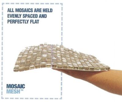 China Factory Direct Selling Modern Patented Rigid Sticky Self Adhesive Mosaic Mesh Backer 300mm For Fixing Mosaics for sale