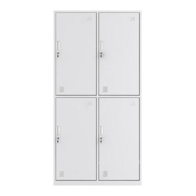 China Expandable Modern Personal Storage 6 Door Staff Clothes Metal Wardrobe Steel Lockers for sale