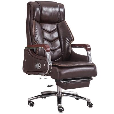 China Boss Chair With Massage Rotation Function (Height) PU Leather Executive Office Chair Adjustable Desk for sale