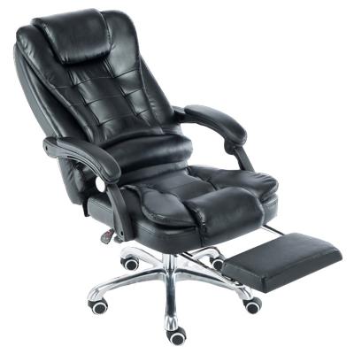 China (Height) Ergonomic Steelcase CEO High End PU Massager Adjustable Reclining Leather Office Chair for sale