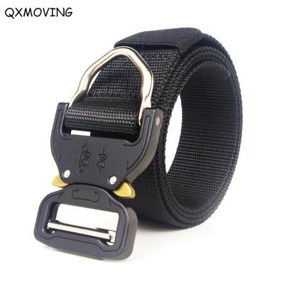 China QXMOVING Nylon Men's Military Trainer Work Tactical Belt Belt for EDC Hidden Carry Utility Belt for sale