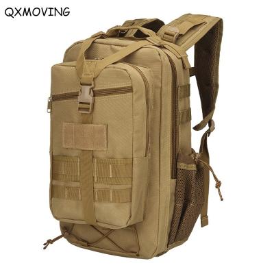 China QXMOVING Oxford Bag Militar Digital Camouflage Molle Waterproof Camping Climbing Black Tactical Backpack for sale