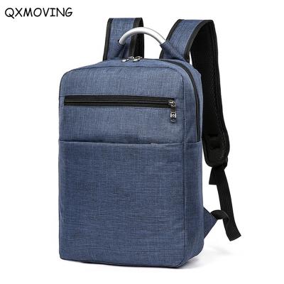 China With USB QXMOVING Polyester Travel Leisure Laptop Shoulder Bag 15.6 Inch For Computer Backpack With USB for sale