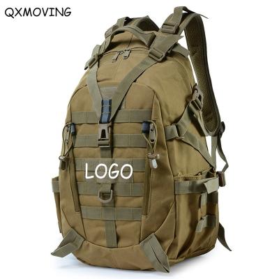 China QXMOVING Waterproof Multifunctional Mountaineering Outdoor Sports Camouflage Camouflage Army Large Hiking Military Backpack for sale