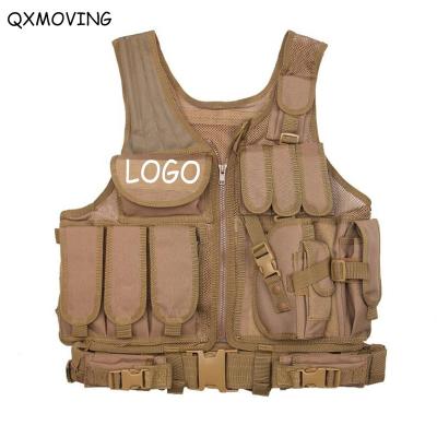 China QXMOVING Safety Combat Equipment Military Tactical Vest Military Army Training Vest for sale