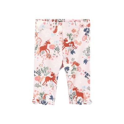 China Color Fade Proof Fashion Cartoon Cute Printing Girls Kids Pants&Trousers Gaiters Sweat Stylish Trousers For Girls for sale