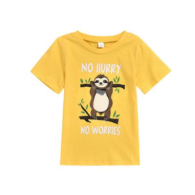 China High Quality Round Collar QUICK DRY Custom Boy's T-Shirts Summer T-Shirt For Boy Fashion for sale