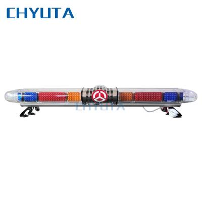 China PC+Aluminum thin emergency lightbar led flashing warning light for yard road road super bright led warning strobe lightbar for sale