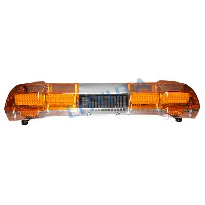 China Safety vehicle/ambulance/car rotator warning lights amber led lightbar bars road trailer emergency precaution firefighting amber lightbar for sale