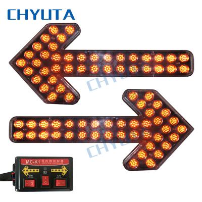 China Construction Of Plastic Signage LED Arrow Light Signal Panel For Trucks Flashing Light for sale