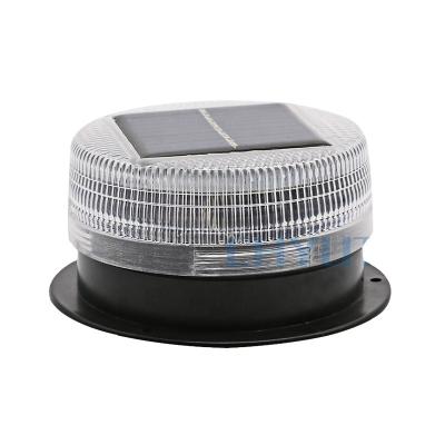 China Red and Blue Lighting Solar Roadway Security Alarm Strobe Emergency Light Solar Flashing Light Solar Flashing Lights with Magnet Alternately for sale