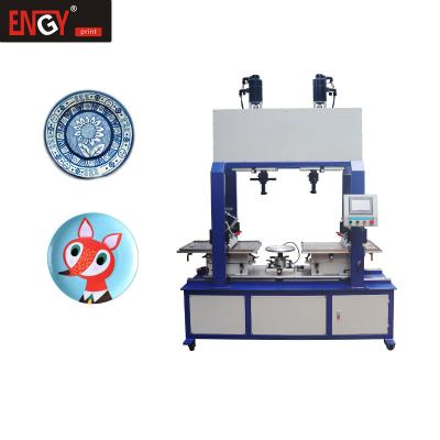 China Factory 2 color pad printing machine 2 color ceramic pad printing machine printer for cartoon pattern ceramic plates en venta