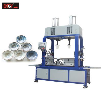 China Factory printing ceramic bowl/plate machine 2 colors pad printer for sale en venta