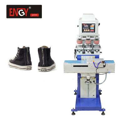 China 2019 stores new 3 color pad printer independent shoe heel printing/high quality printing machine en venta