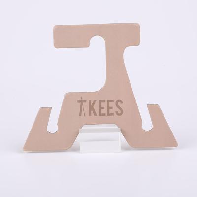 China Eco - Friendly Biodegradable Recycled Hangers Durable 3.5mm Thick Cardboard Sandals Hanger for sale