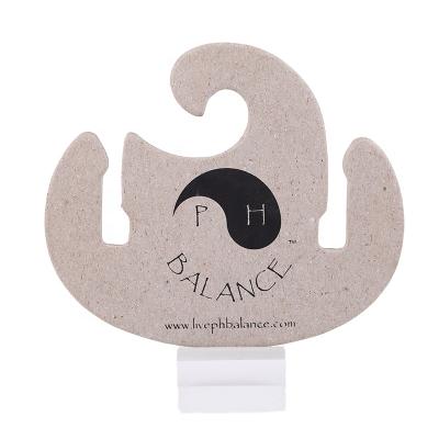 China 3mm Thickness 100% Recycled Customized Recyclable Cardboard Paper Card Hangers Paper Hooks For Retail Hanger Flip Flop Display for sale