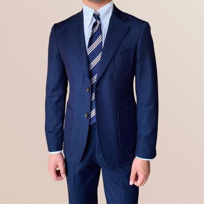 China Normal Life Button Business Formal Gentleman Blazer Double Breasted Two Piece Suit For Weddings for sale