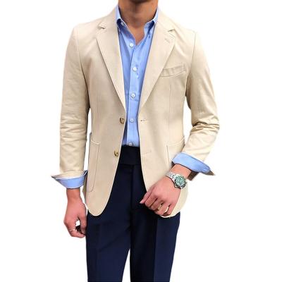 China Breathable Spring Cloth Spring Cloth Patch Casual Simple British Japanese Suit Suit Coat Slim Fit Men for sale