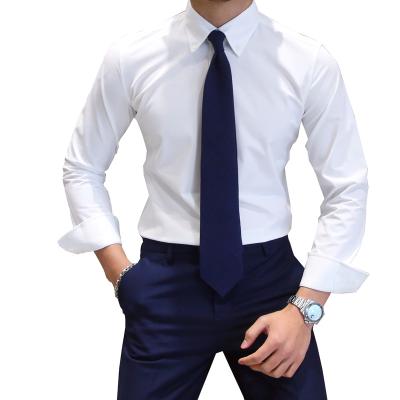 China Anti-pilling 2022 four-sided fashion men's elastic seamless process laser shirt spandex tops shirt for sale