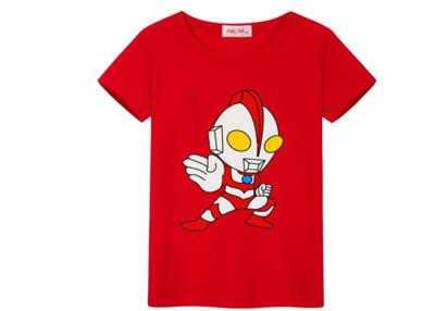 China Comfortable Bulk Cotton Kids T Shirts 140 Grams Printed Logo OEM Acceptable for sale